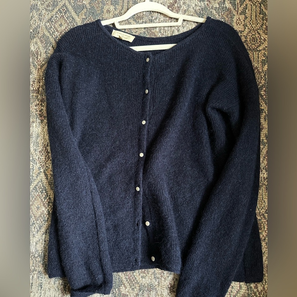 Navy Blue Cardigan - Picture 4 of 6